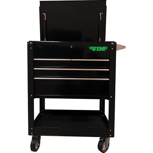 Picture of 4 Drawer Tool Cart, Black