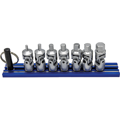 Picture of 7 Pc. Stubby S2 Swivel Metric Hex Drivers