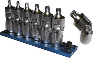 Picture of 6 Pc. Universal Joint XZN Triple Square Driver Set