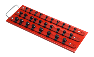 Picture of 3 Socket Rack Socket Tray - Red