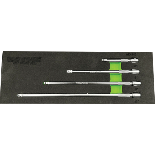 Picture of 4 Pc. 1/4" Dr. Wobble Extension Set