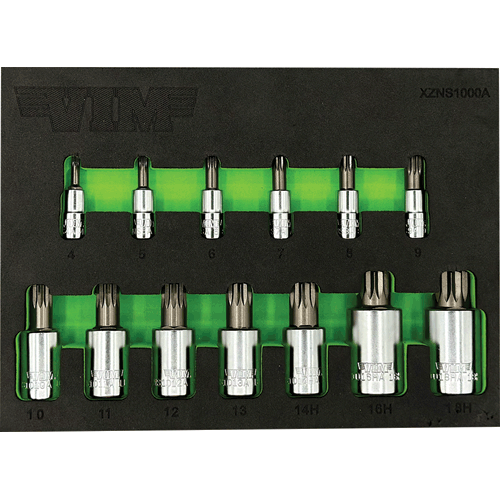 Picture of 13 Pc XZN Triple Square Driver Set (2-Piece Drivers)