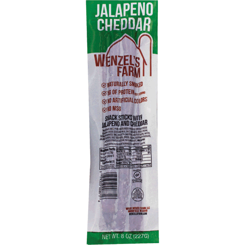 Picture of 2 oz. Jalapeno Cheddar Stick, Single Serving