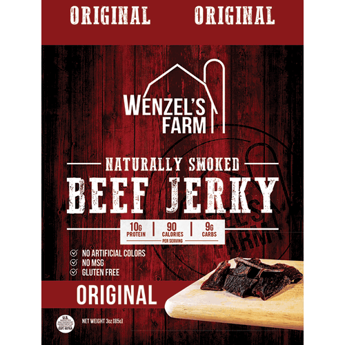 Picture of 3 oz. Original Beef Jerky, Single Serving