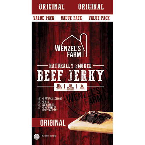 Picture of 10 oz. Original Beef Jerky, Single Serving