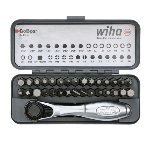 Picture of 32 Pc. GoBox Standard Bit Set with Mini Ratchet