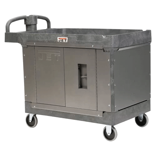Picture of LOAD-N-LOCK Security Cart System with PUC-4325 Resin Utility Cart