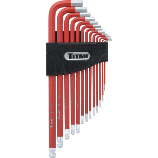 Picture of 13 Pc. SAE Extra-Long Arm Ball Tip Hex Key Set