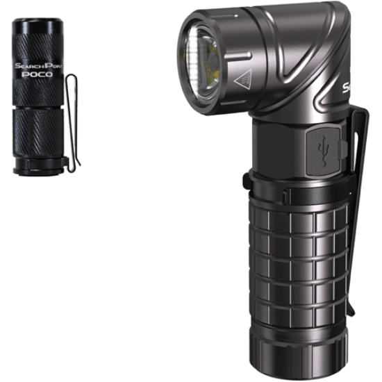 Picture of SearchPoint® OUTPOST Rechargeable Swivel Head Pocket Flashlight