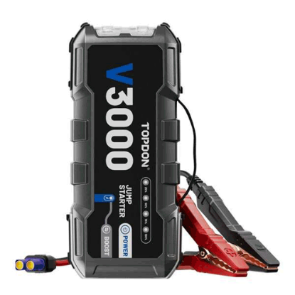 Picture of 3000 Peak Amp Battery Jump Starter, Power Bank, & Flashlight