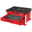 Picture of 242 Pc. 1/4", 3/8", & 1/2" Drive Metric & SAE Ratchet & Socket Set with PACKOUT™ 4-Drawer Tool Box