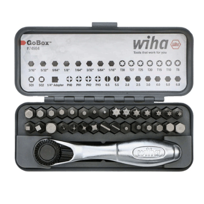 Picture of 32 Pc. GoBox Standard Bit Set with Mini Ratchet