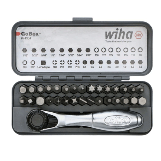 Picture of 32 Pc. GoBox Standard Bit Set with Mini Ratchet