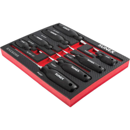 Picture of Phillips® & Slotted Magnetic 8 Pc. Screwdriver Set