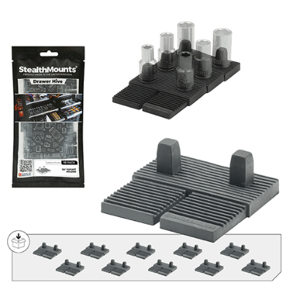 Picture of StealthMounts Drawer Hive 1/4" Socket Holders