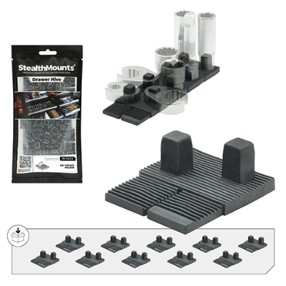 Picture of StealthMounts Drawer Hive 3/8" Socket Holder