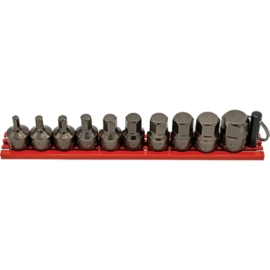 Picture of IMPACT Hex Driver Set, Inch 10 pc, Power or Hand Approved, 3/8″Sq. Drive