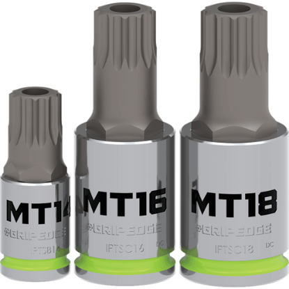 Picture of 3 Pc. Tamper-Proof Triple Square Bit Socket Set