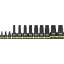Picture of 12 Pc. Impact Triple Square Driver Set