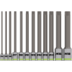 Picture of 12 Pc. Xtra-Long Triple Bit Socket Set