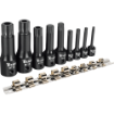 Picture of 9 Pc. XZN Triple Square Impact Bit Socket Set