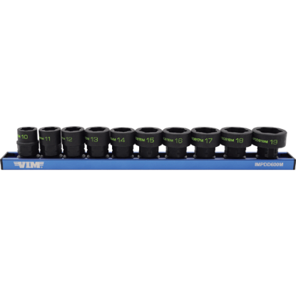 Picture of 10 Pc. 3/8'' X 17mm Dual Drive Impact Hextractor Socket Set