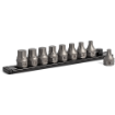 Picture of GripEdge | 9-PC RPT 3/8'' Drive Low Profile Metric Hex Dual Action Driver Bit Set