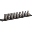 Picture of GripEdge | 9-PC RPT 3/8'' Drive Low Profile Metric Hex Dual Action Driver Bit Set