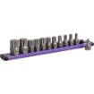 Picture of GripEdge 12-PC 1/4 & 3/8 Drive Low Profile Triple Square Dual Action Driver Bit Set