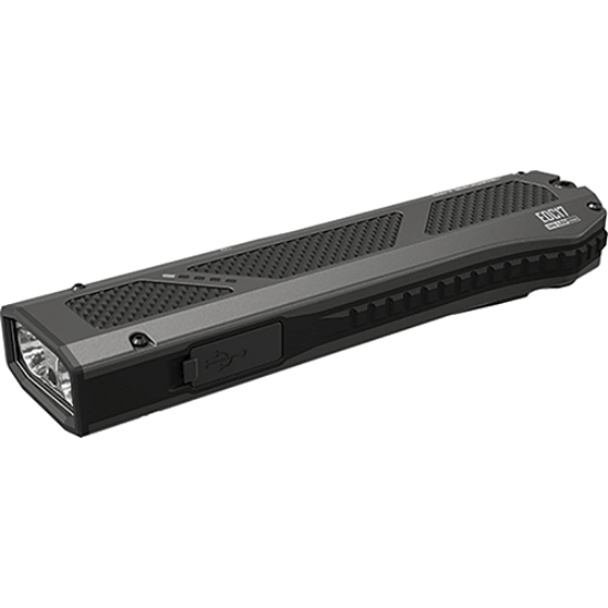 Picture of 1500 Lumen Rechargeable EDC Flat Flashlight with White LED, UV, and Green Laser