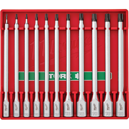 Picture of 11 Pc. 1/4" and 3/8" Drive Long TORX® Bit Socket Set