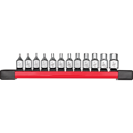 Picture of 12 Pc. 1/4" Drive Low-Profile Hex Bit Socket Set - SAE