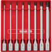Picture of 8 Pc. 3/8" Drive Long Hex Bit Socket Set - SAE