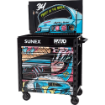 Picture of Rad Dan Manga Designed Black Premium Full 6 Drawer Service Cart