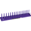 Picture of 1/2" Dr. Metric Regular, Deep Socket Holder - Purple