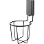 Picture of Gator Magnetics Cup Holder Black - 35lb Capacity