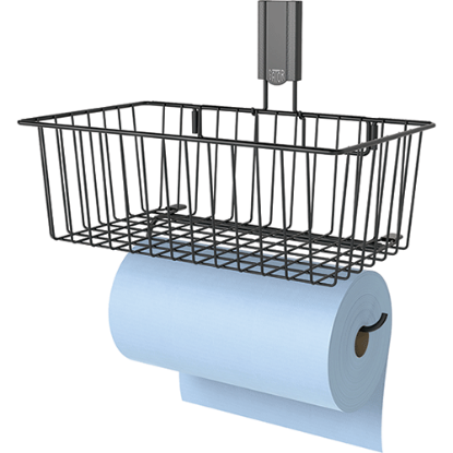 Picture of Utility Magnetic Basket with Towel Bar - Holds up to 35 lbs
