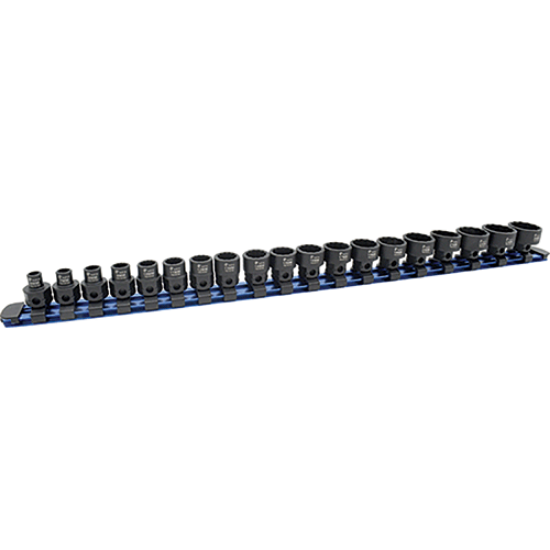 Picture of 19 Pc. 12-Point 3/8" Drive Nano Impact Sockets 6 -24mm - No Skips