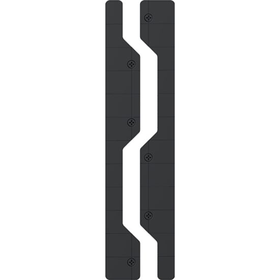 Picture of 2 Pack Gator Steel Wall Edge Caps Black(trim for wall targets)