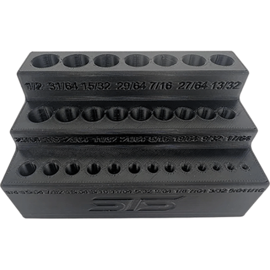 Picture of Magnetic Drill Bit Organizer For 29 Pc Drill Bit Sets (1/16"–1/2")