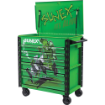 Picture of TONY SQUINDO “ITS ALIVE” PREMIUM FULL DRAWER SERVICE CART - LIME GREEN