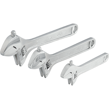 Picture of 6", 8" & 10" 3 Pc Adjustable Wrench Set