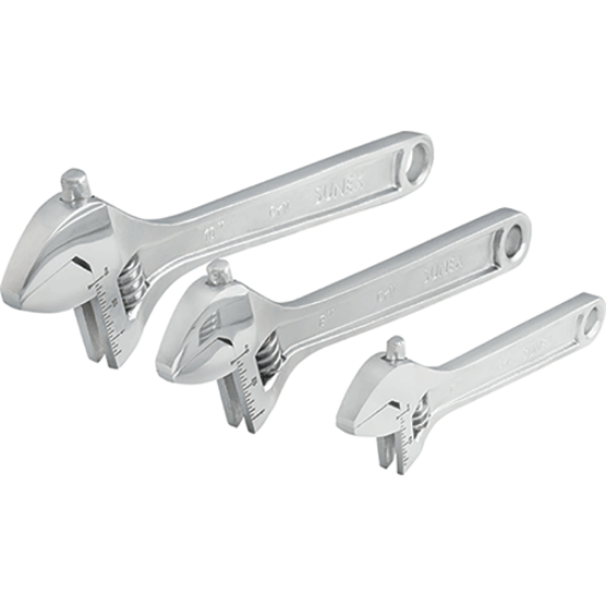 Picture of 6", 8" & 10" 3 Pc Adjustable Wrench Set