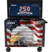 Picture of American Eagle 250th - Juic’d Box 50" 7 Drawer Powered Cart – Black