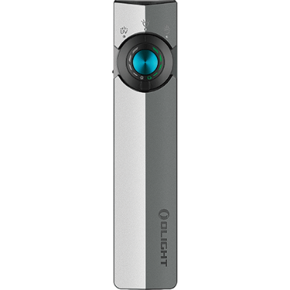 Picture of ArkPro Series – Flat Unibody EDC Flashlight with Multi-Light Sources, Silver Graphite