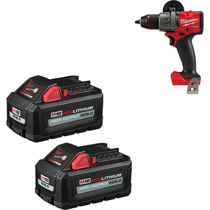 Picture of M18™ REDLITHIUM™ HIGH OUTPUT™ XC6.0 Battery Pack (2 Pk)
