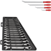 Picture of 15 Pc. Metric Ratcheting Combination Wrench Set