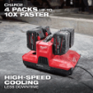 Picture of M18™ & M12™ Four Bay Simultaneous Super Charger w/ PACKOUT™ Compatibility