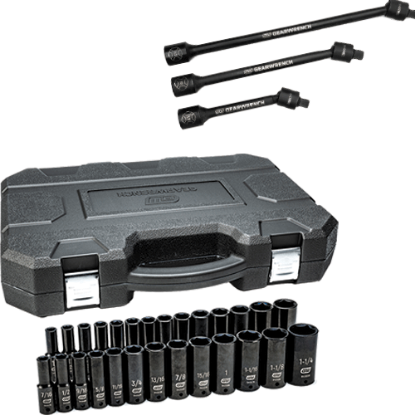 Picture of 27 pc 1/2" Deep Impact SAE/Metric Socket Set 
