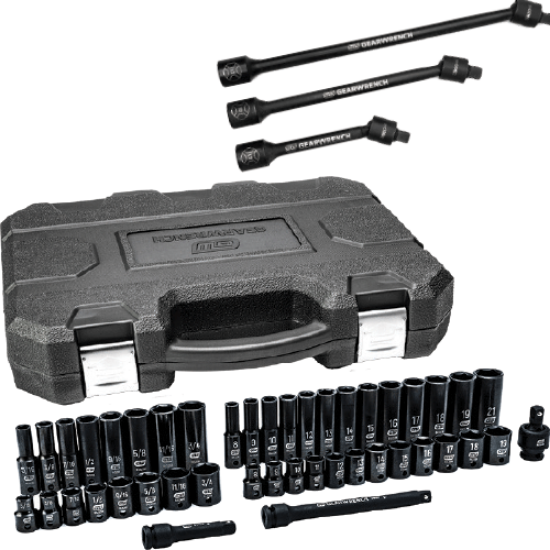Picture of 44 Pc 3/8" Standard & Deep Impact SAE/Metric Socket Set